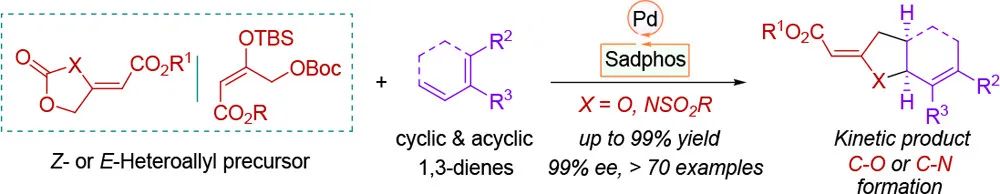 ​复旦张俊良JACS：PC-Phos催化的钯杂烯丙基不对称环加成反应