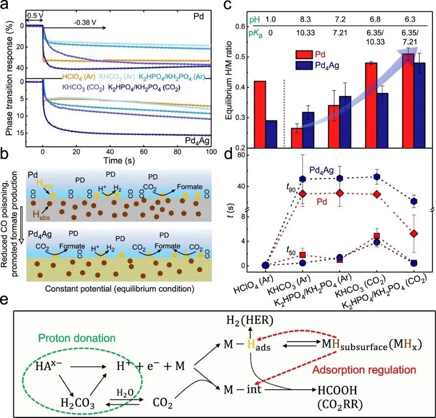 丁梦宁/李彦光Nature子刊：揭示氢吸附动力学在电催化CO2还原中的作用