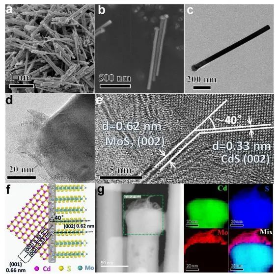 邱博诚ACS Catalysis：变废为宝：具有MoS2尖端的CdS将塑料光重整为增值化学品和氢气