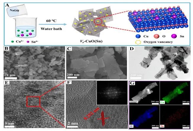 ACS Nano：氧空位协同Sn掺杂，实现低过电位下CuO上CO2还原为CO