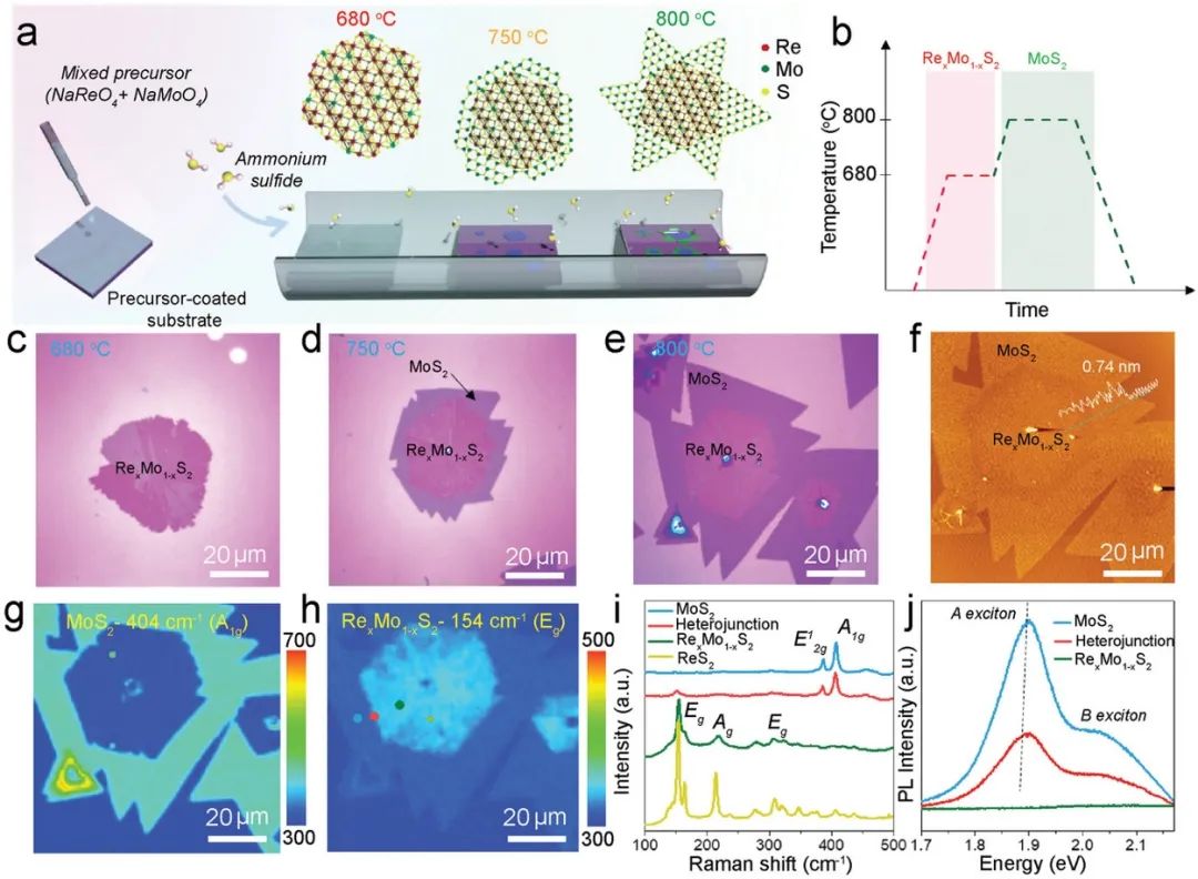 ​AFM：1T’RexMo1-xS2-2H MoS2横向异质结增强析氢反应性能