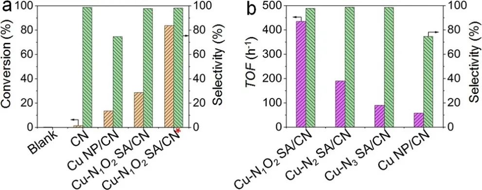 赵忠奎/章日光/刘岳峰Nature子刊：Cu-N1O2 SA/CN助力苯选择性氧化