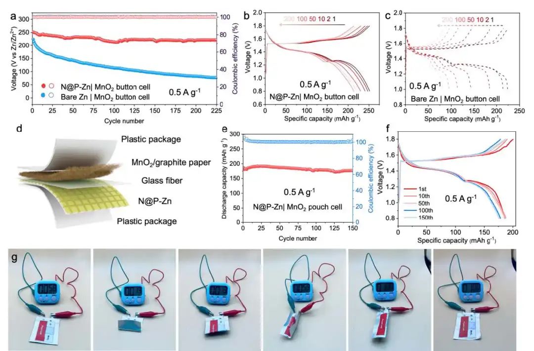 赵进&马延文&谢燕楠Nano Energy：高可逆锌金属负极，大电流密度下1200h超稳定循环！