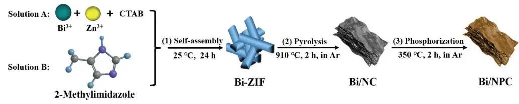 ​马天翼/孙颖Nano Research：Bi/NPC电催化剂助力NRR制氨