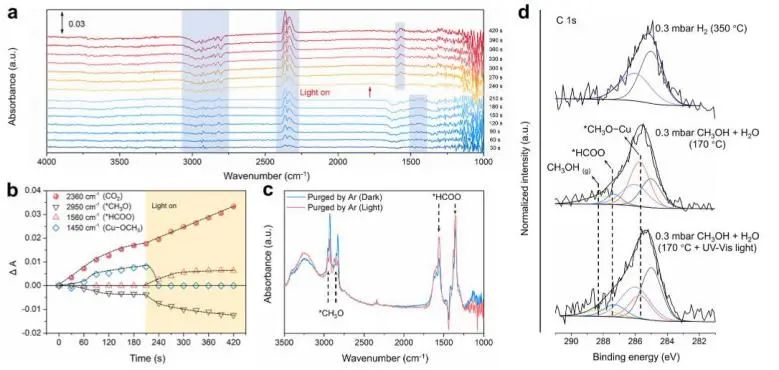 叶金花/宋辉/林惠文JACS: 光诱导TiO2表面Cu位点动态重构，实现低温MSR制氢