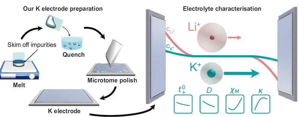 牛津大学Nature子刊：钾离子电解液离子传输和热力学特性的全面研究