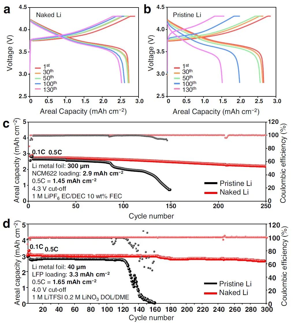 Nature子刊：超稳定锂负极，10 mA/cm2下循环1万次！