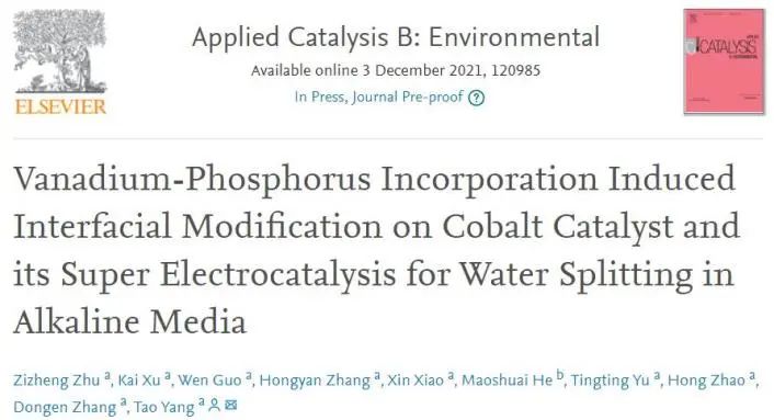 8篇催化顶刊：Angew.、AFM、Small、Chem. Eng. J.、ACS Catal.等最新成果