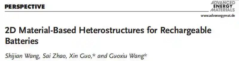 汪国秀等AEM：二维材料的二次电池异质结构