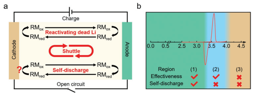 黄云辉&李真AEM：氧化还原介质激活死锂的通用选择原则