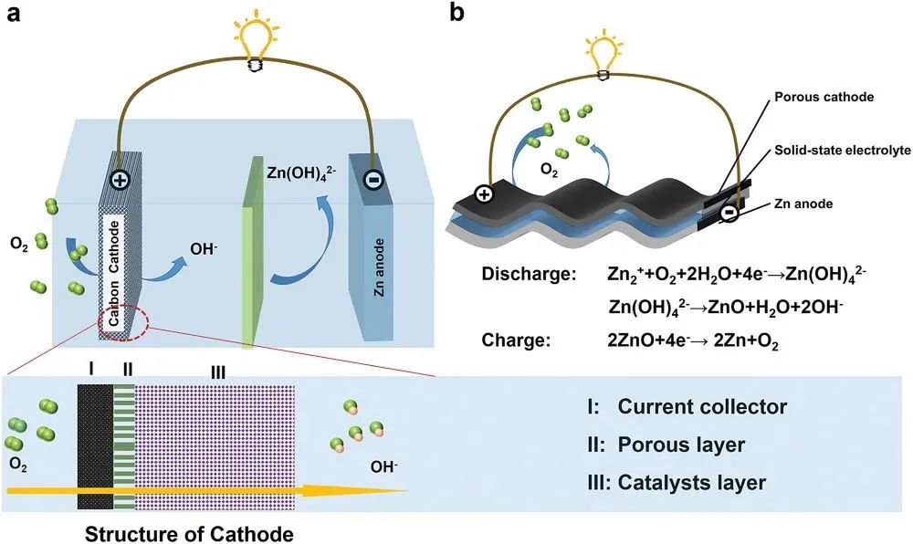 黄维/霍峰蔚/李盛Adv. Sci.: 构建柔性锌空气电池的前沿和结构工程