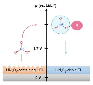 清华大学张强Angew：硝酸根离子的修饰使锂金属电池实现稳定的SEI