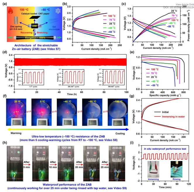 EES：-50到100°C！小分子基超分子聚合物双网络水凝胶电解质