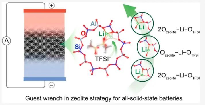 于吉红院士等JACS：沸石策略助力高性能全固态电池！