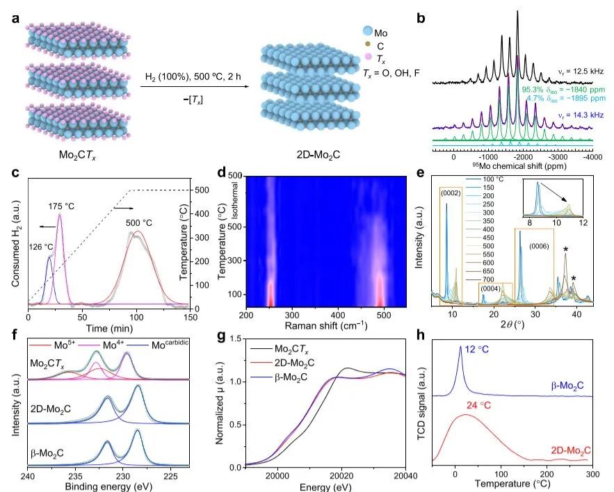 Nature子刊：优异的2D-Mo2C用于高效稳定CO2加氢