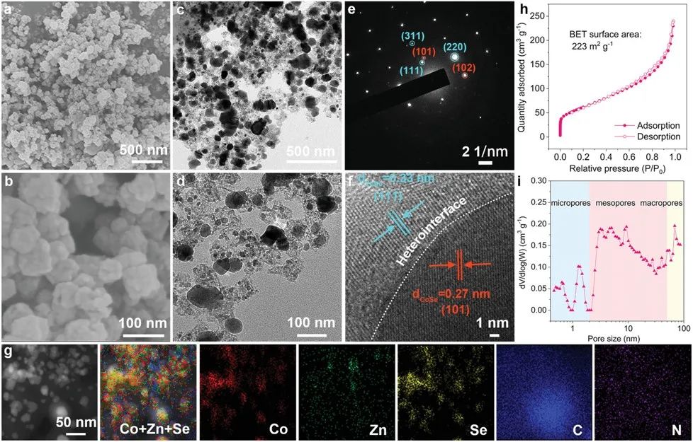 北理陈人杰、李丽Adv. Sci.：CoSe-ZnSe异质结促进锂硫电池双向硫转化反应