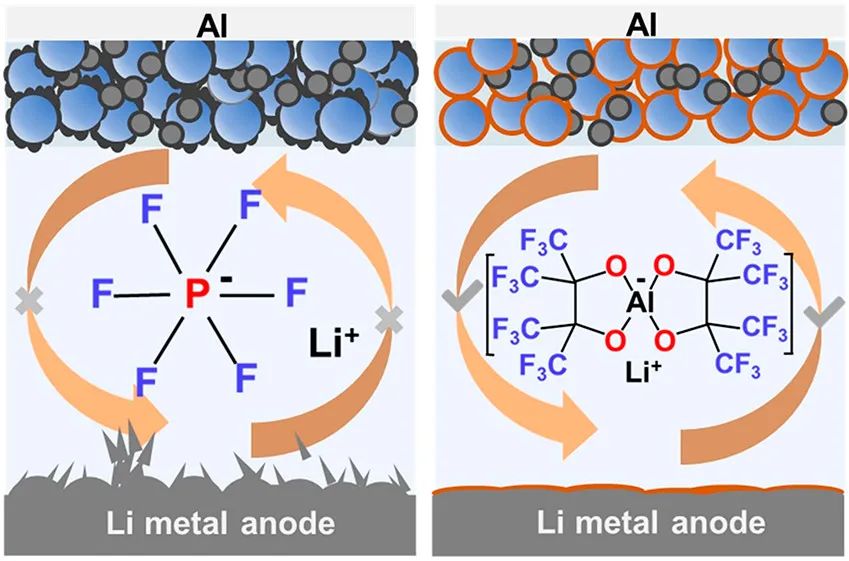 崔光磊/周新红/崔子立ACS Energy Lett.: 高氟化铝中心锂盐促进锂金属电池的界面相容性
