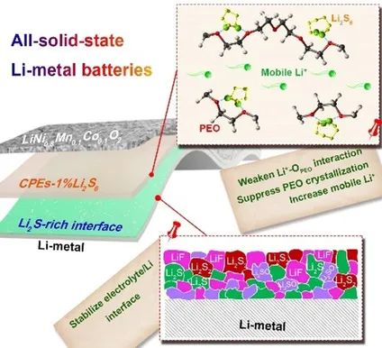 Goodenough&李玉涛等Angew: 用于全固态锂金属电池的Li2S6集成PEO基聚合物电解质