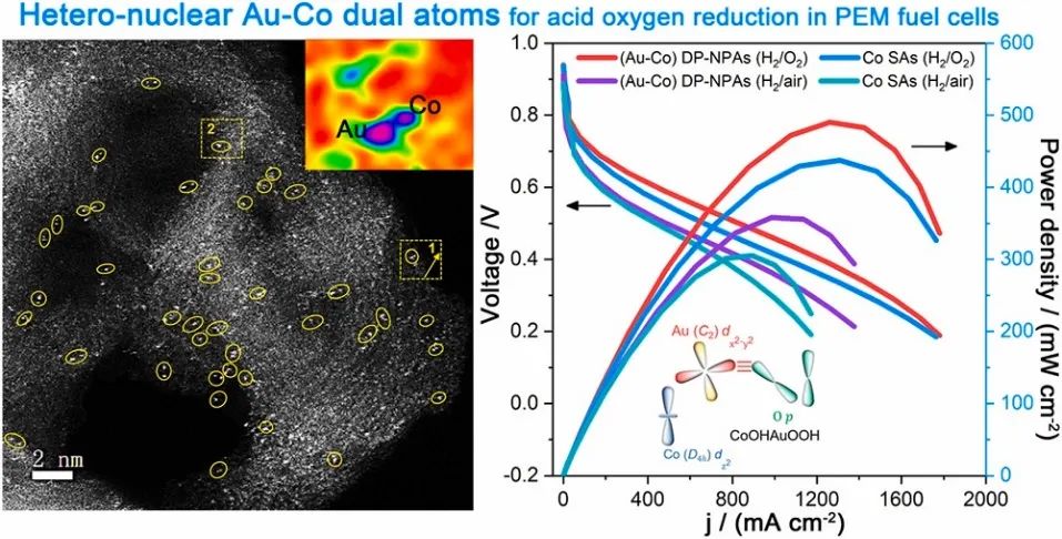 孙学良院士/北航/哈工大Appl. Catal. B.：用于高效酸性ORR的异核Au-Co双原子的起源