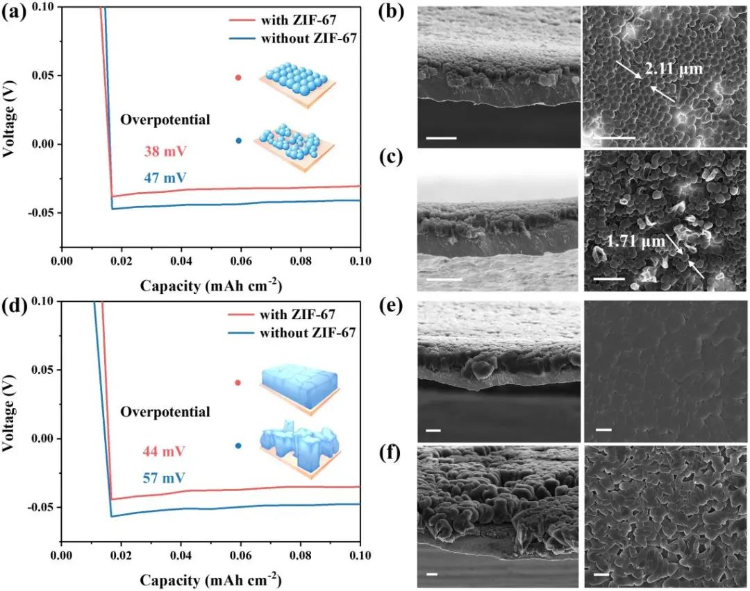 电子科大/微电子所Nano Energy：ZIF-67添加剂实现无枝晶锂沉积