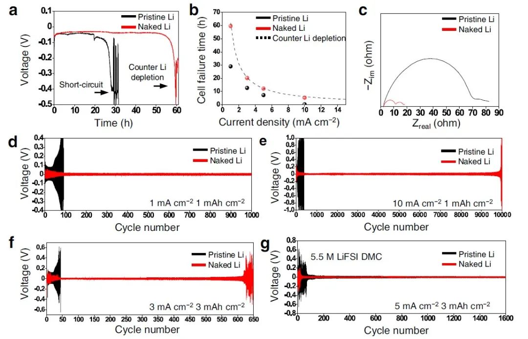 Nature子刊：超稳定锂负极，10 mA/cm2下循环1万次！