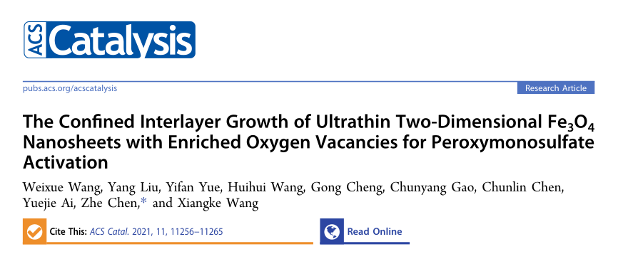 ACS Catal.：无溶剂合成！超薄氧缺陷2D Fe3O4纳米片实现高效催化氧化