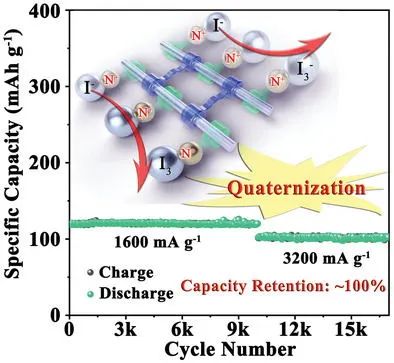 赖飞立/黄佳佳Adv. Sci.: 通用的季铵化工程抑制锌碘电池的多碘化物穿梭