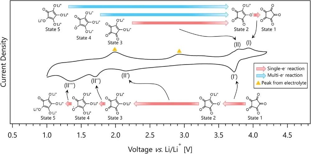 Adv. Sci.：氧化还原活性有机小分子是否适用于高压（＞4V）锂电正极？