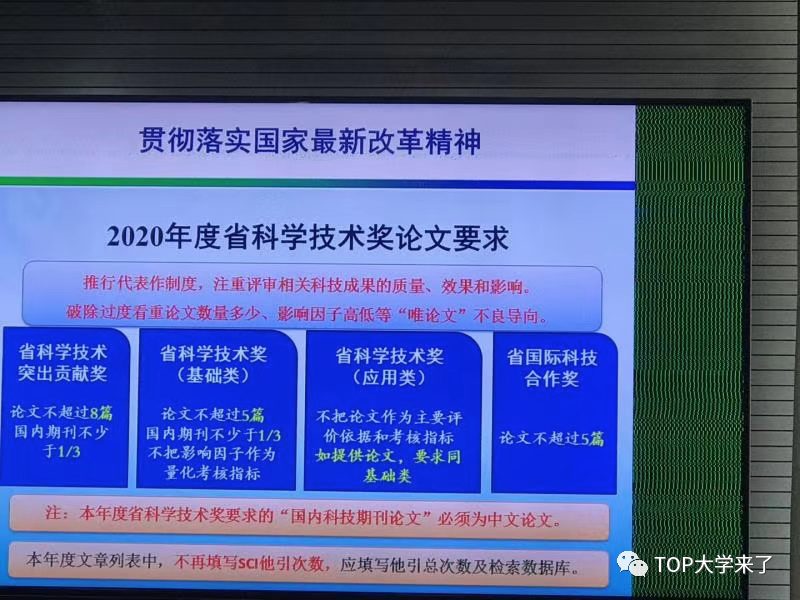 破除“唯论文”导向！江苏省2020年科技奖实行代表作制度，国内期刊论文不少于1/3！