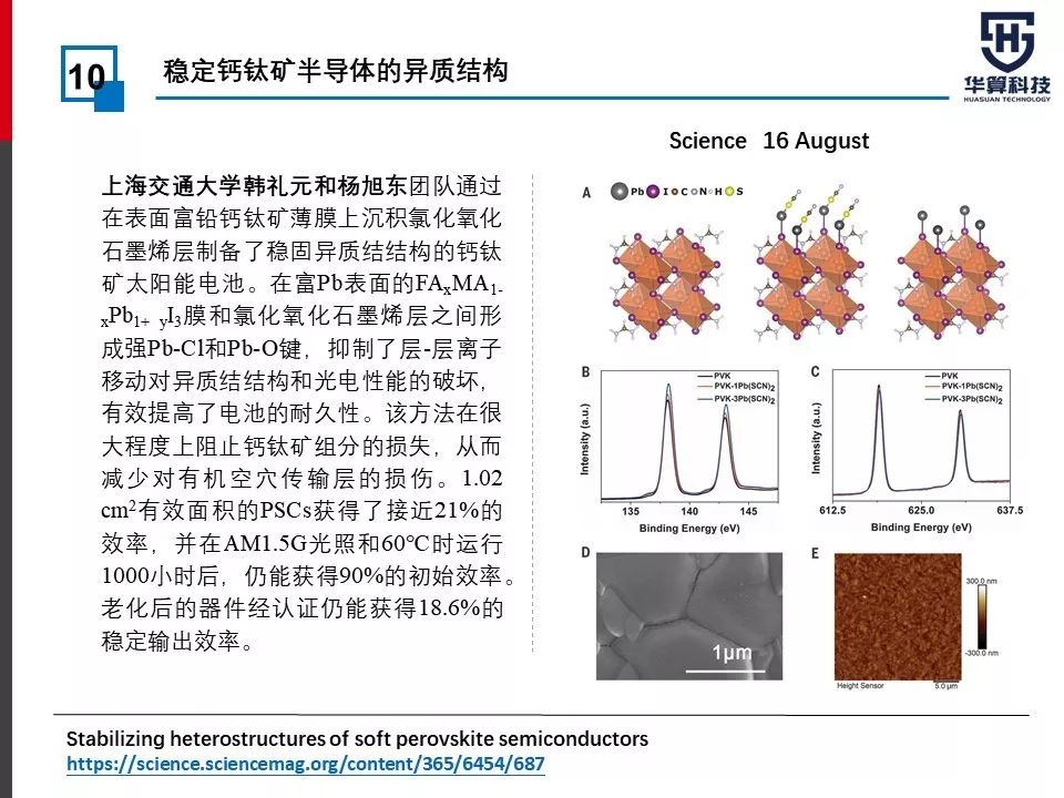 最全！2019年度刷爆朋友圈的太阳能电池Nature/Science工作汇总