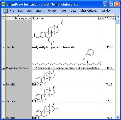 【ChemDraw干货】详解Excel表格化学搜索的两种方法