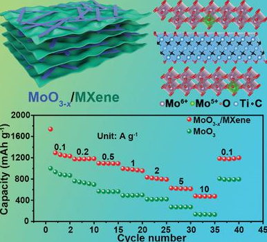 张强/闫俊/王倩AEM：利用氧空位和异质结构实现MoO3大容量和动力学加速的锂存储