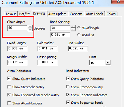 【ChemDraw干货】ChemDraw中如何设置键长和键角