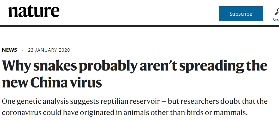 Nature官方致歉：停止污名化，愿为将病毒关联武汉和中国担责