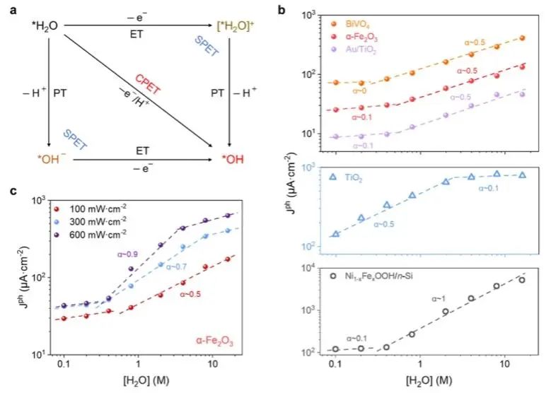 章宇超课题组JACS：PEC水氧化过程PCET研究，助力揭示光阳极上水的速率规律