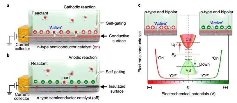 张华&刘政&王岐捷Nature Materials：半导体电催化新发现