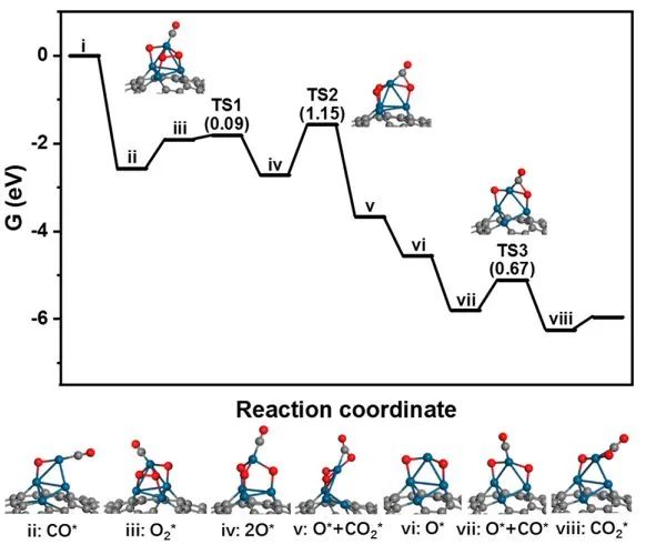 马丁/刘洪阳ACS Catalysis: ND@G上完全暴露的Pt簇，实现高效低温CO氧化