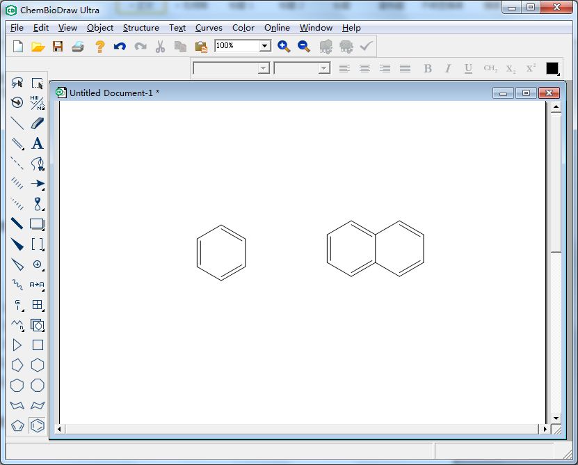 【小技巧】简单三步用ChemDraw绘制苯环