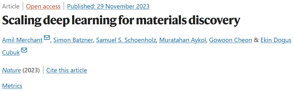 发现38万种新材料、17天自主合成41种新化合物，DeepMind一日两篇论文登上Nature