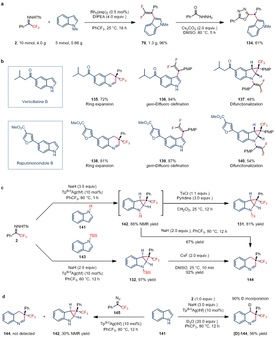 Nat Chem：东北师大毕锡和课题组基于金属卡宾实现吲哚多样性分子编辑