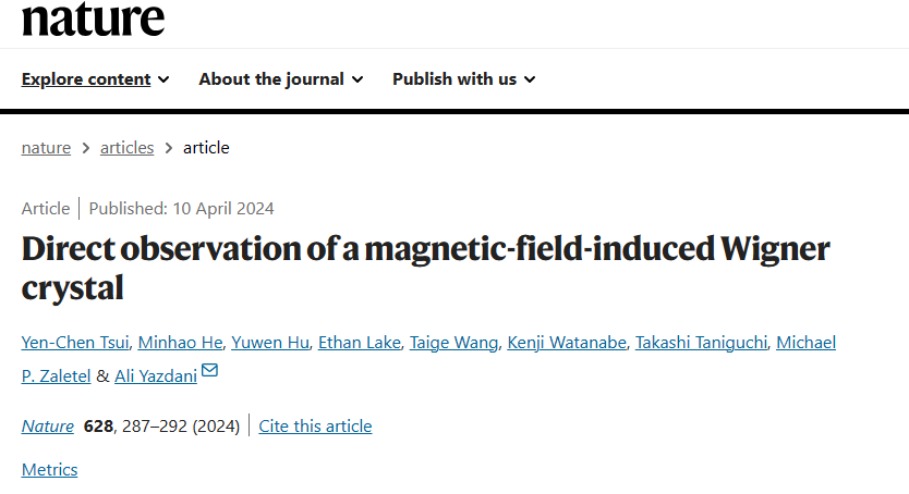 普林斯顿大学，重磅Nature！