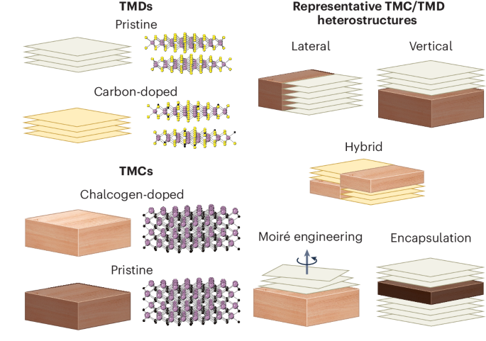 Nature Materials综述: 揭秘二维材料的新奇迹，金属碳化物与硫属化物的异质结构革命！