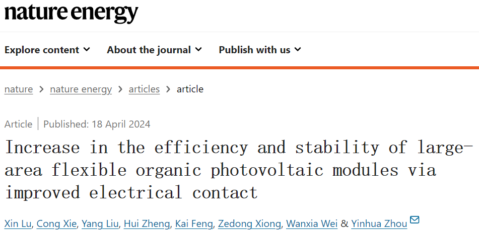 华中科技大学，重磅Nature Energy！