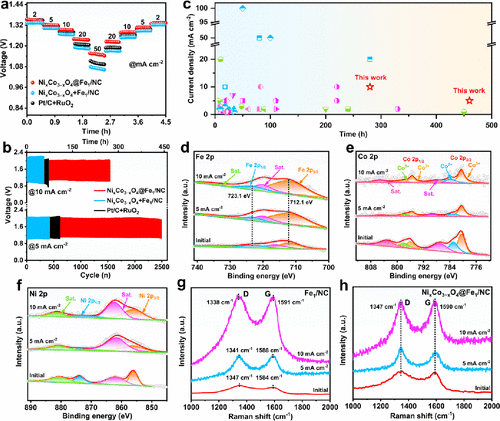 中南大学雷永鹏团队Nano Letters：精细调控Fe−N4−C位点，实现超长寿命固态ZABs！