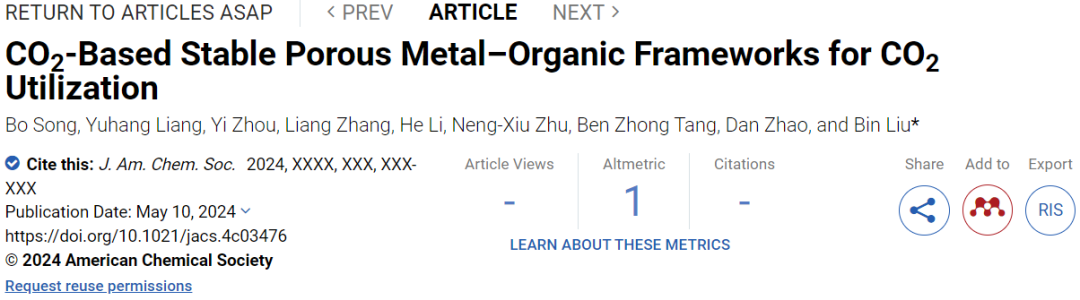 她，四院院士、新加坡国立常务副校长！最新JACS！