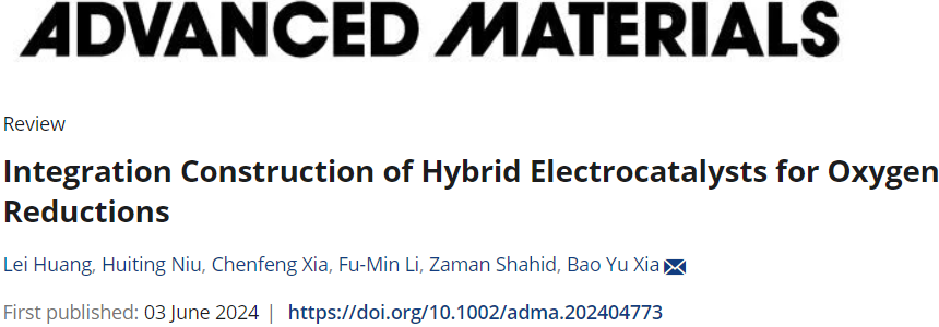 华科夏宝玉AM综述：用于ORR的混合电催化剂的最新进展！