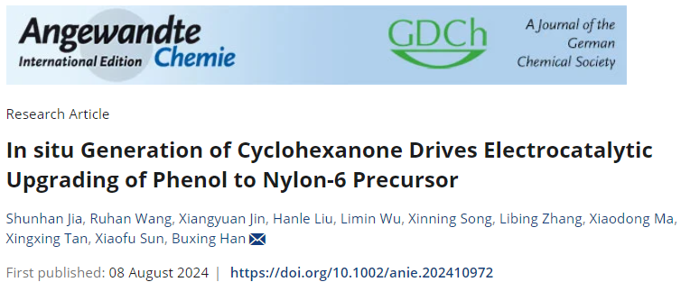 转化率高达97.5%！化学所韩布兴/孙晓甫，最新Angew！