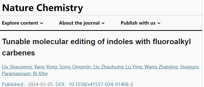 牛！他，211「长江学者/国家优青/洪堡学者」,发完Nat. Chem./Angew，再发Nature子刊！