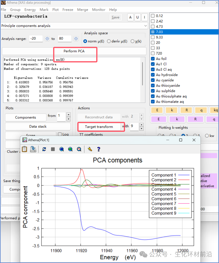 同步辐射XAFS数据半定量分析——🫣Athena VS XAS-PCA&LCF软件哪个好用