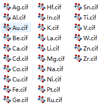 10000个晶体结构CIF文件：MOF、MXenes、催化、电池、二维材料、钙钛矿、金属、纳米管等！